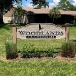 Woodlands Apartments Monument Sign