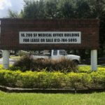 Digitally Printed Installed Sign For Lease Medical Office Building