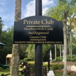 Private Club Routed Apartment Sign