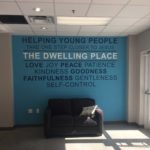 Digitally Printed Wall Lettering